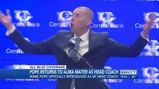 WATCH | Mark Pope formally introduced as next UK Men’s Basketball Head Coach