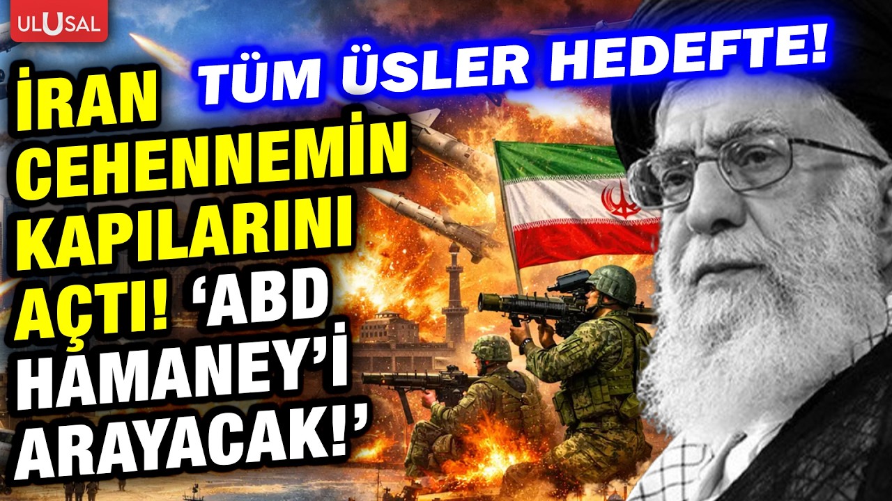 ABD İsrail şokta! İran Hamaney'in şehadeti sonrası cehennemin kapılarını açtı! Tüm üsler hedefte!