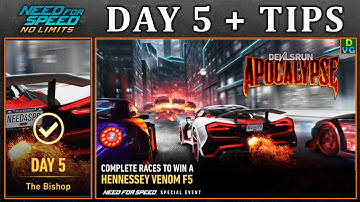 NFS No Limits | Day 5 + TIPS - 2020 Hennessey Venom F5 | Devil’s Run: Apocalypse