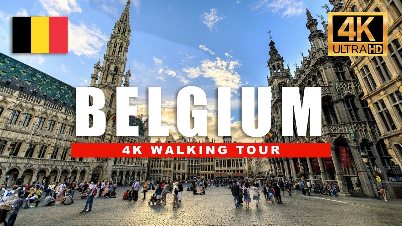 Belgien | Brussels | Stadspromenad 4K
