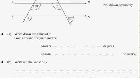 Corresponding and Alternate Angles - Q4 AQA 2008 Higher Non-Calc