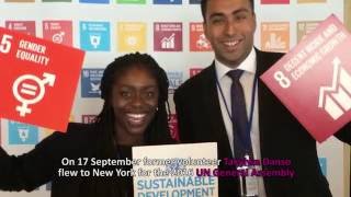 Alumna Takyiwa's visit to the UN as a UNGA UK youth delegate