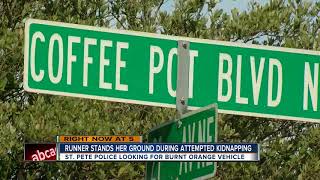 Police search for suspect who attempted to kidnap woman running in St. Pete