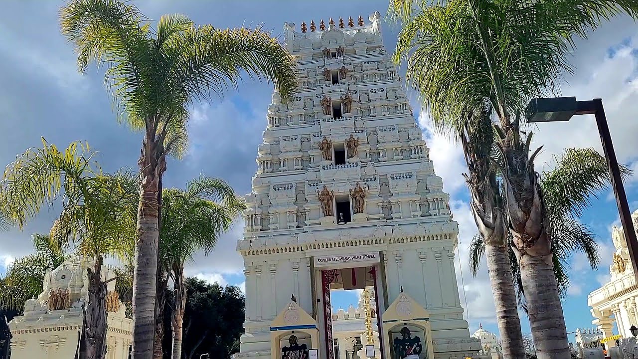 Walking tour of the Malibu Hindu Temple in the City of Calabasas