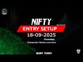 Nifty 18 September Entry Setups ✨ | Maddy Trades | 18/09/2025 nifty analysis #nifty #openinterest