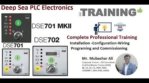 Deep Sea PLC Electronics -DSE 701-702 Auto Start -Key Start Module, Complete Professional Training