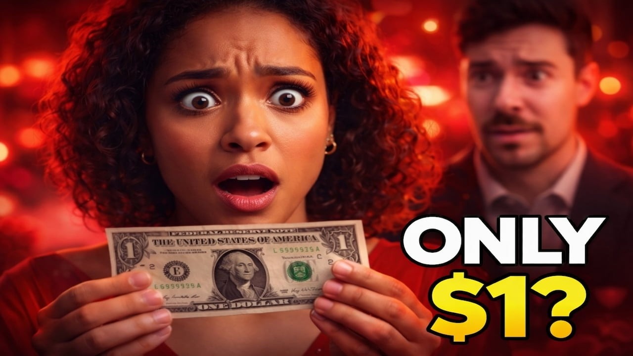 $ 1 vs $1000,000 Valentine Gift!