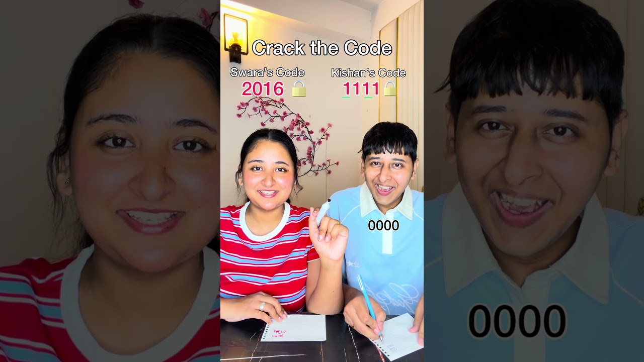 Crack the Code Challenge #funnyshorts #shorts