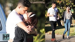 Sarah Hyland and Wells Adams from 'The Bachelorette' Making Out