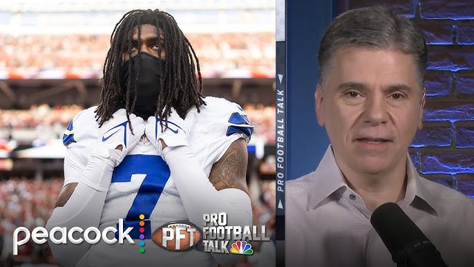 Trevon Diggs, reporter make up after tense Sunday confrontation | Pro  Football Talk | NFL on NBC - YouTube