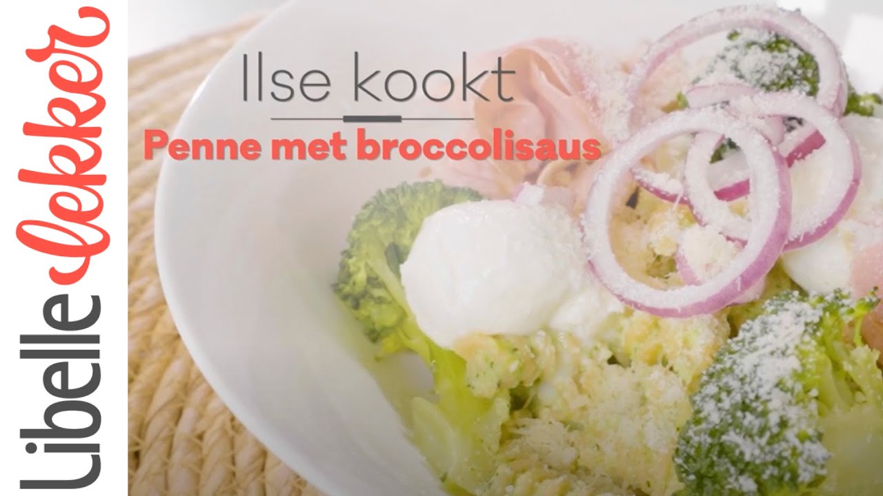 Ilse kookt: penne met romige broccolisaus en ham