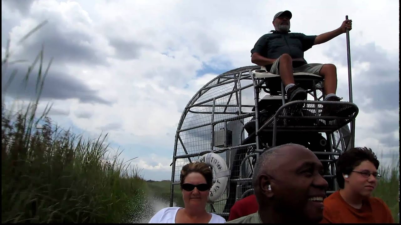 Cruising in an Air Boat in the Florida Everglades YouTube