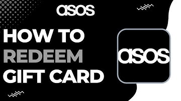 How To Redeem Gift Cards in ASOS App !