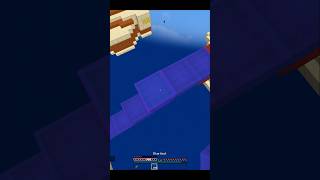 I almost fell in the beginning #minecraft #bedwars