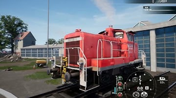 Train Sim World 4 - DB BR 363 Use Turntable To Roundhouse @ Main Spessart Bahn