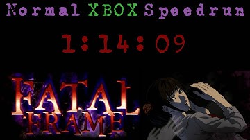 Fatal Frame Normal Speedrun (Xbox) - [1:14:09] (Livestream Commentary)