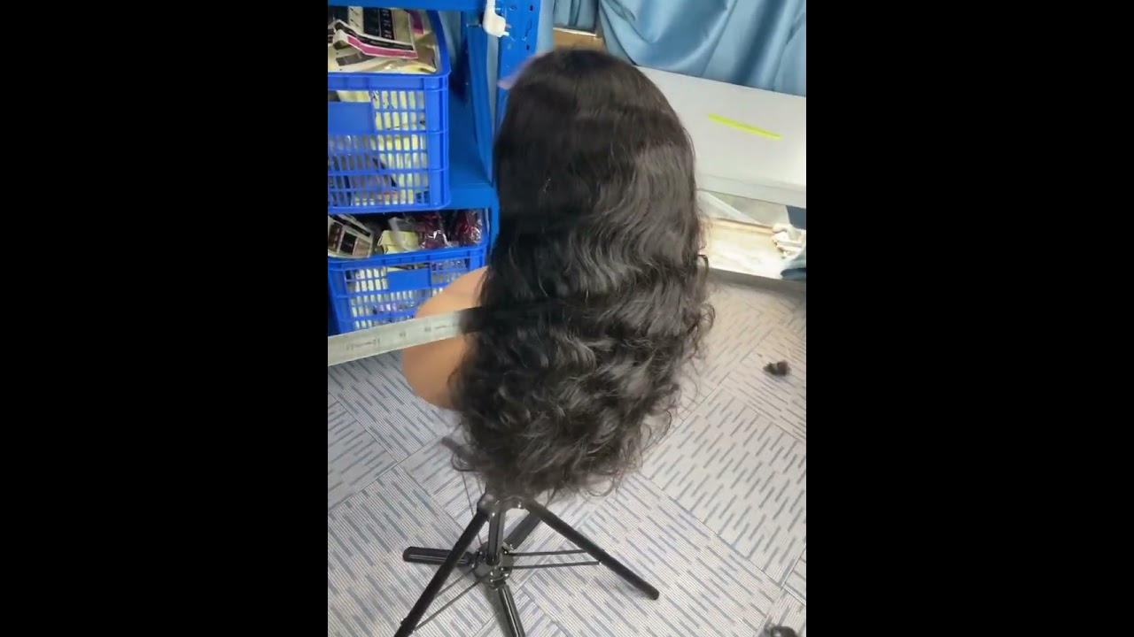 HD 5x5 closure wig body wave 22inch one wig about 350gram