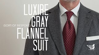 Collar Gap DESTROYED!! (Sort-Of Bespoke) Gray Flannel Suit by Luxire