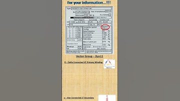 Vector Group Dyn11 in Distribution Transformers