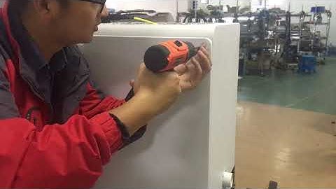 Small enclosed laser marking install raycus laser source video