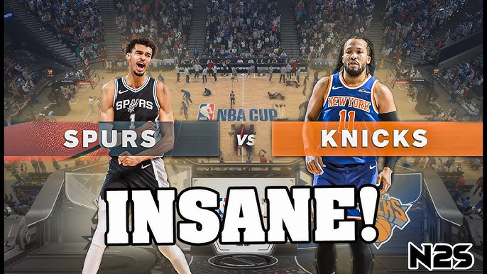 EMIRATES NBA CUP Championship | SPURS vs KNICKS - NBA 2K26 ULTRA REALISTIC  - Las Vegas