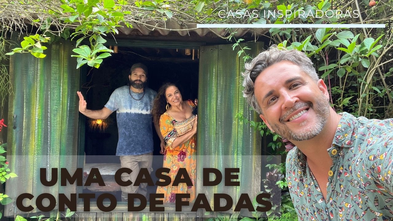 UMA CASA DE CONTO DE FADAS, NO ALTO DA SERRA, LÚDICA, CHEIA DE ARTE E COM MUITAS IDEIAS SUSTENTÁVEIS