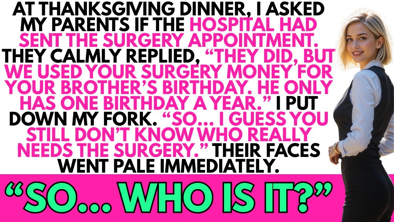 At Thanksgiving, I asked if the hospital sent my surgery date. They sent it last week, but…