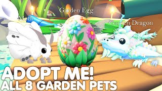 🥚ALL 8 NEW GARDEN EGG PETS!🌸HOW TO GET ALL GARDEN EGG PETS FAST! ADOPT ME EVENT! ROBLOX