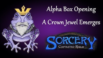 Sorcery: Contested Realm - Fourth Alpha Box Opening - My First Ever Foil Unique. Yes, Seriously.