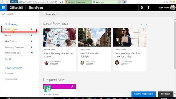 How to follow a SharePoint Online site
