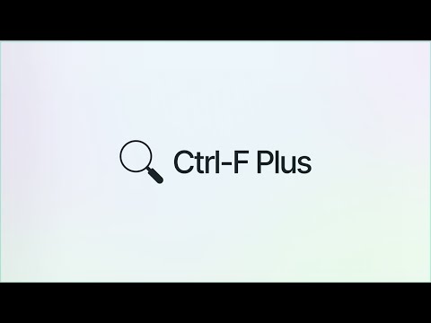 Ctrl-F Plus: Ctrl + F Search Across All Tabs video preview 2