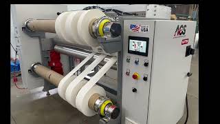 Industrial Conveyor Belt Slitter | Razor Slitting Machine (ACS Roll-2-Roll Converting Equipment)