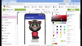 Cara membuat Mit App Inventor Aplikasi Talking Tom 