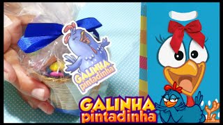 Como fazer lembrancinha da Galinha Pintadinha gastando apenas R$1,30