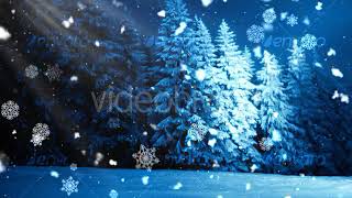 Snow Flakes Rays Overlays Pack | Motion Graphics - Envato elements