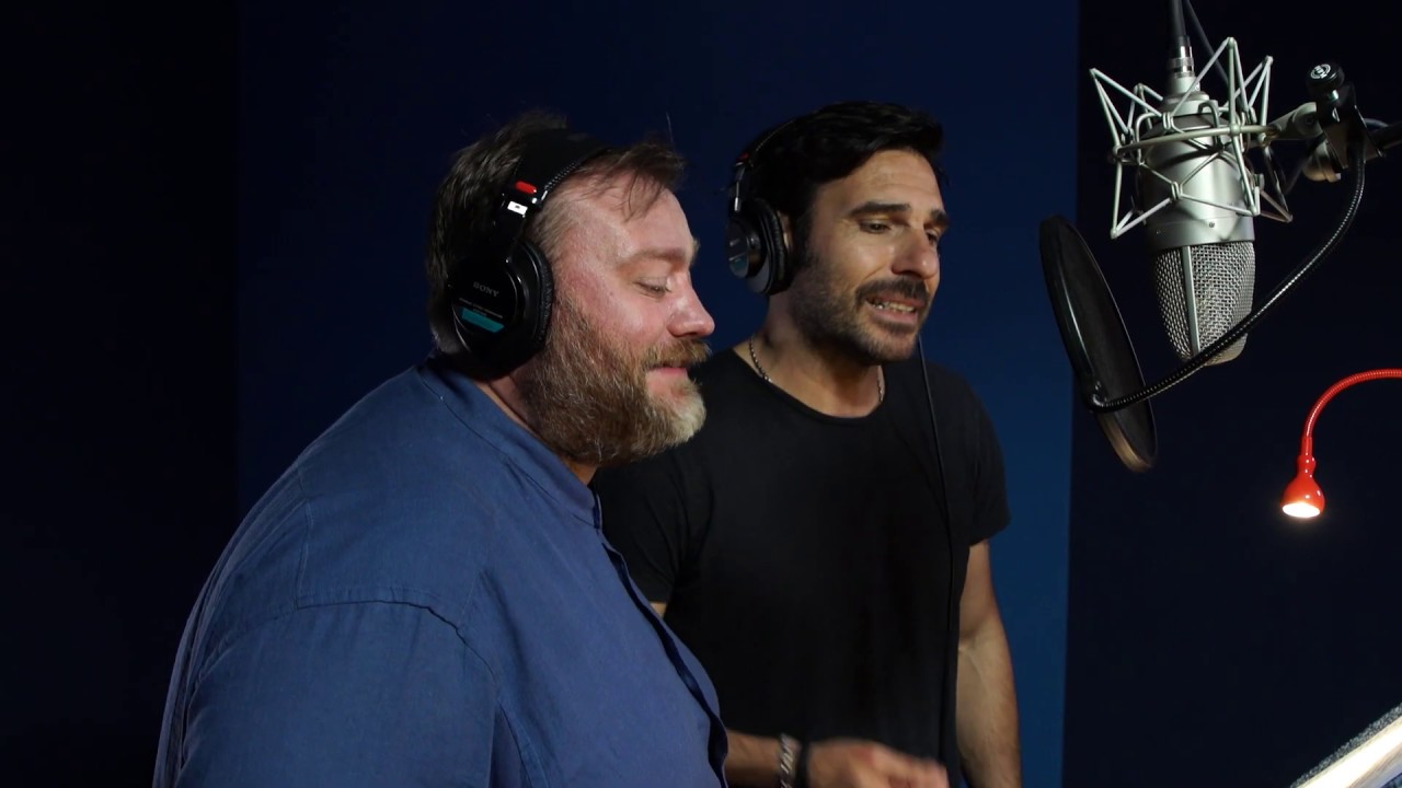 IL RE LEONE Edoardo Leo e Stefano Fresi al doppiaggio (CLIP)