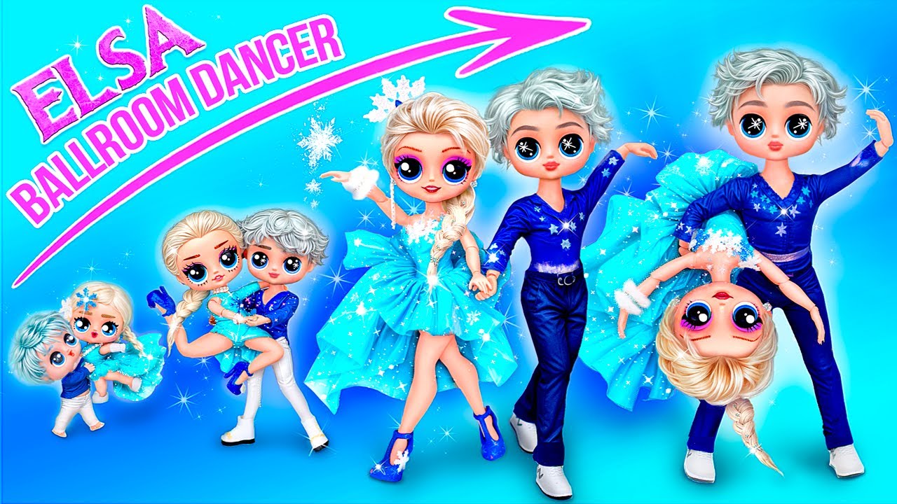 Ельза − в бальному коледжі! Лялька ЛОЛ Дорослішає! Ідеї та вироби