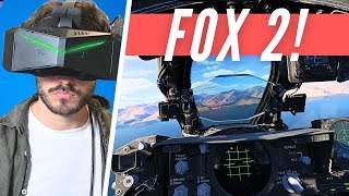 DCS F-4E Phantom | Dogfight in VIRTUAL REALITY! | Pimax Crystal