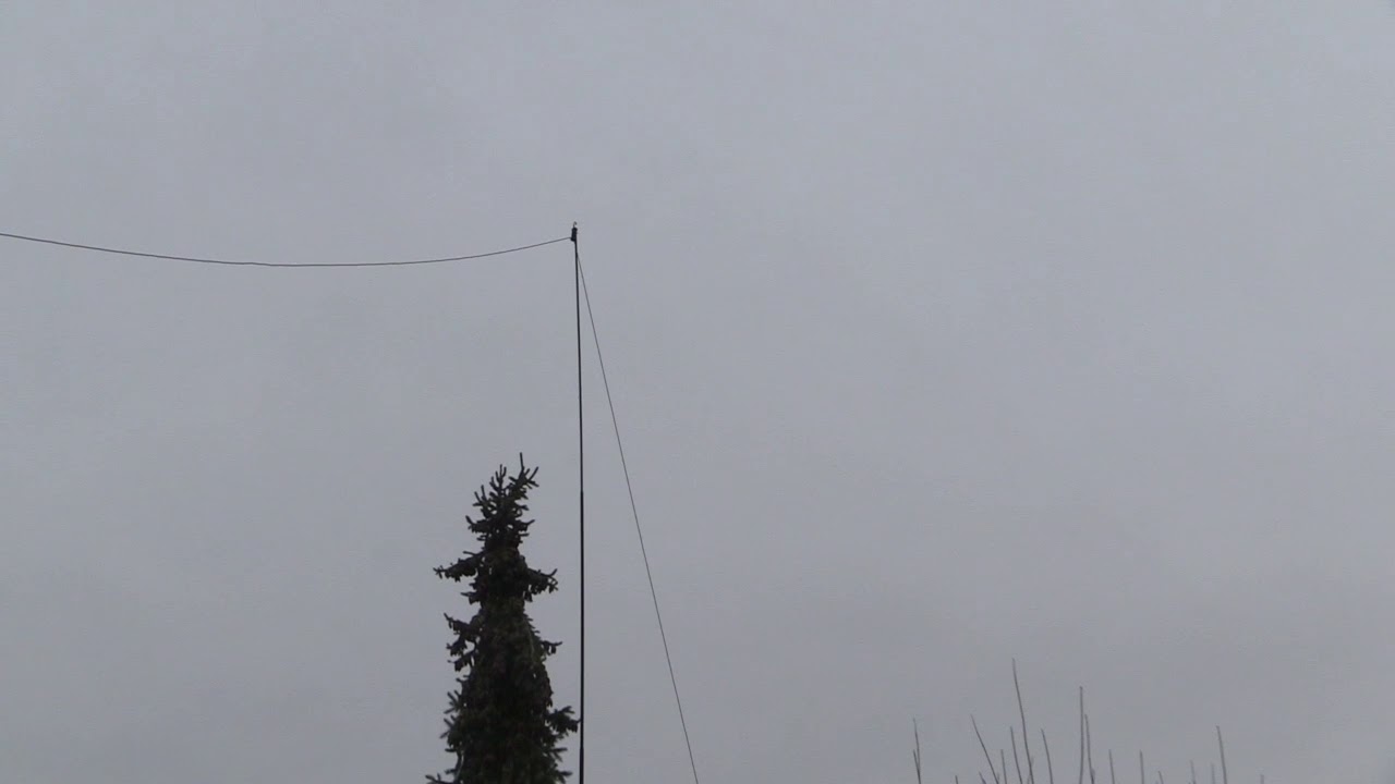 Multiband End Fed Antenna System using Spiderpole YouTube