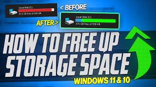 🔧 How to FREE Up More than 30GB  Of Disk Space in Windows 11 & 10!