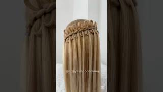 🌸lazos cascada, un estilo delicado y diferente #trenzaelegante #trenzasfaciles #trenzas #tutorial