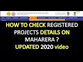 #RERA How to check REGISTERED PROJECTS at MAHARERA Explained in details /How to use RERA-Regd Number