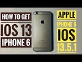 HOW TO GET IOS 13 ON IPHONE 6 !!