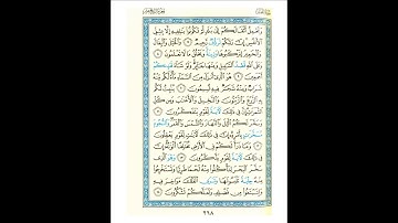 القرآن الكريم صفحة 268 برواية الليث أبي الحارث عن الكسائي   القارئ عبد الرشيد صوفي