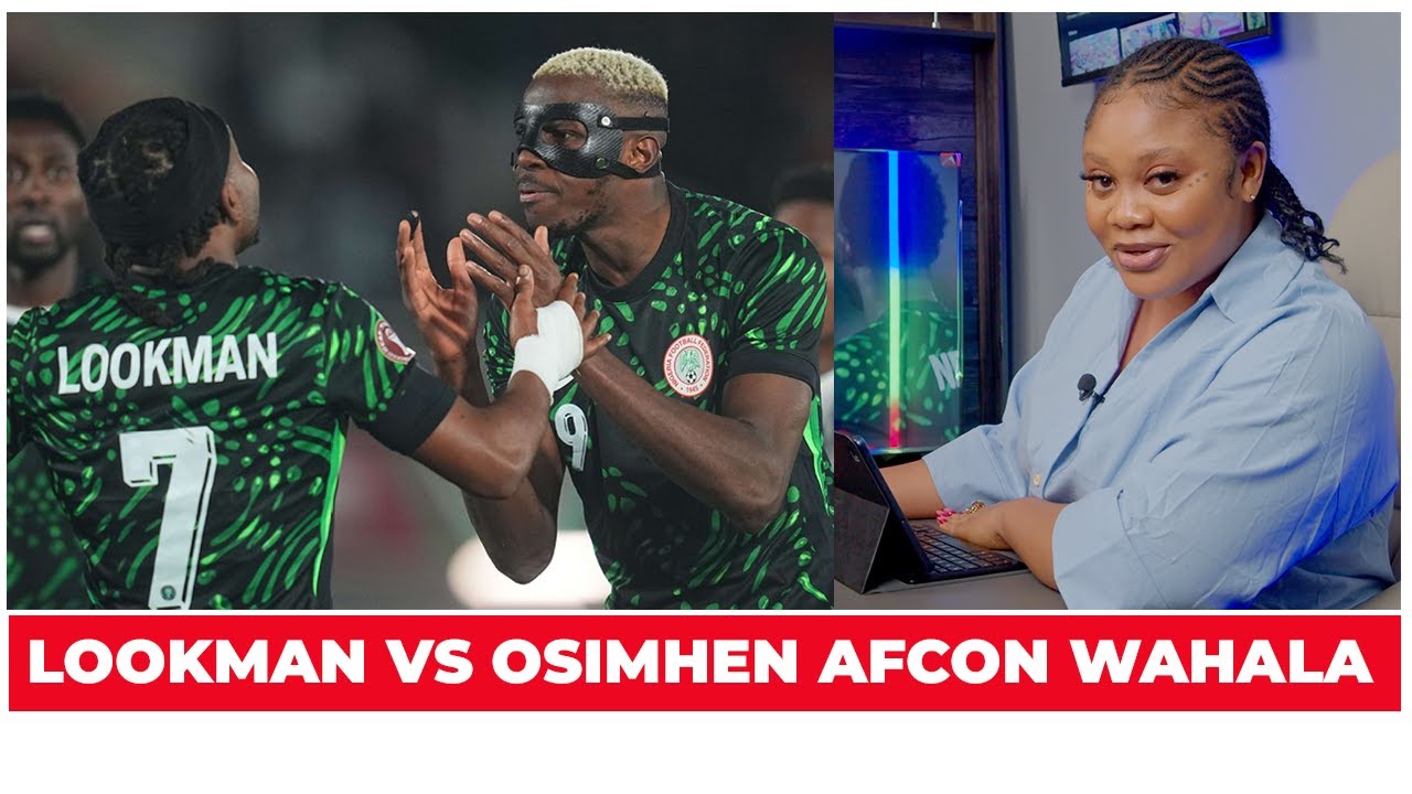 Ademola Lookman Vs Victor Osimhen Clash during Mozambique AFCON Rond of 16 Game