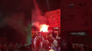 اجواء الاحتفالات بفوز منتخبنا المغربي    سلا  باي باي اسبانيا   سمعها