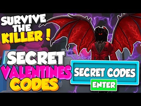 New Secret Valentines Day Update Codes In Survive The Killer Roblox Youtube - killer game roblox