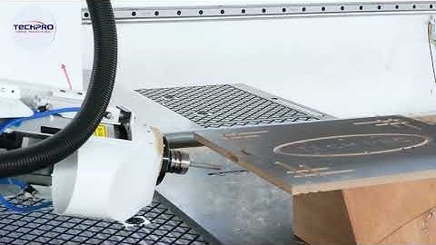 4 Axis ATC Wood CNC Router TPM1530E Working Video