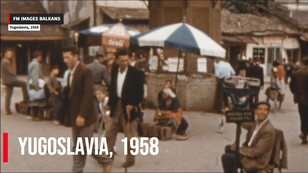 Югославия, 1958 год: Черногория и Босния.