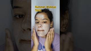 Summer Makeup Hack 😱// sweat proof makeup 💄 #viral #glowup #facemakeup #fypシ゚viral #fypシ